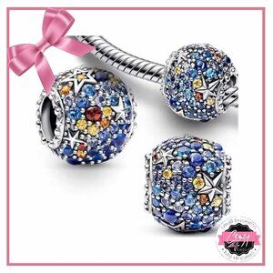 Sparkling Night Sky Pavé Ball Charm